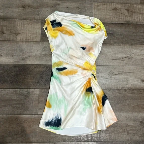 A.L.C. Poppy draped mini dress Size 0